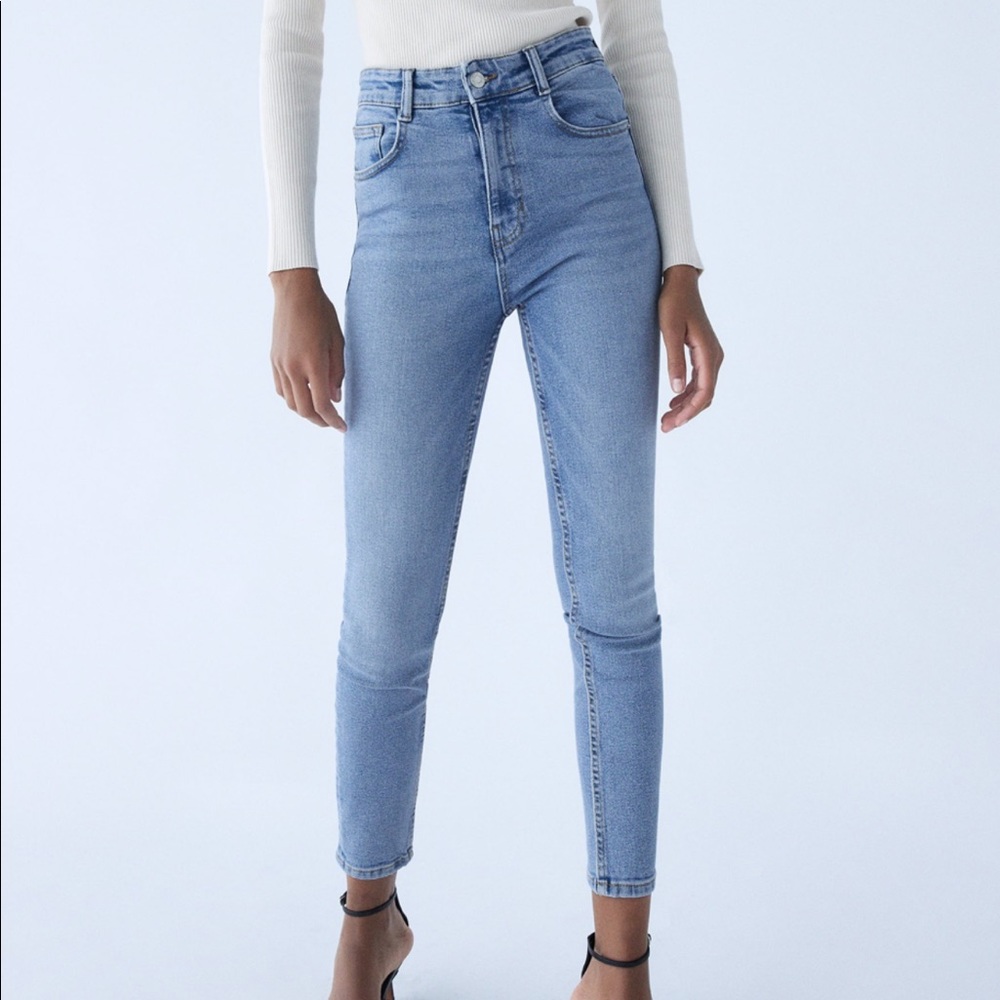 Zara Vintage high rise skinny jeans